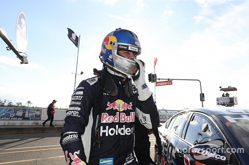Ipswich Supercars: Van Gisbergen leads frantic second practice