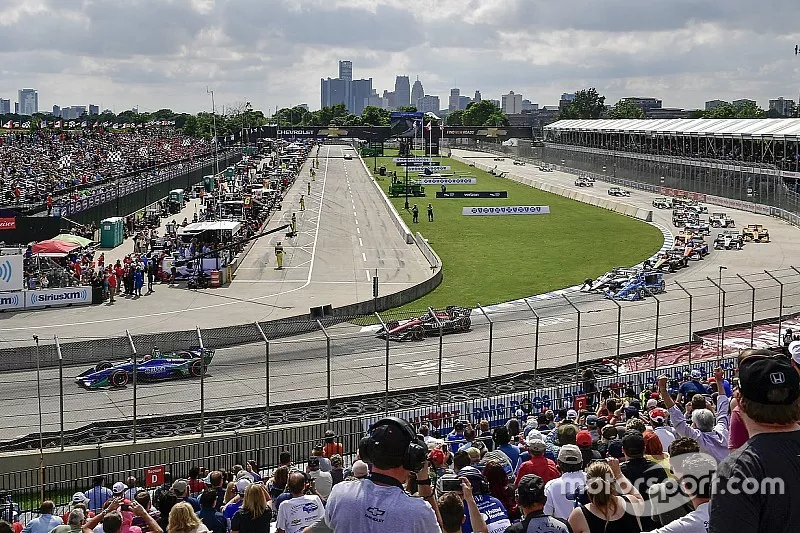 Alexander Rossi, Andretti Autosport Honda, Robert Wickens, Schmidt Peterson Motorsports Honda, start