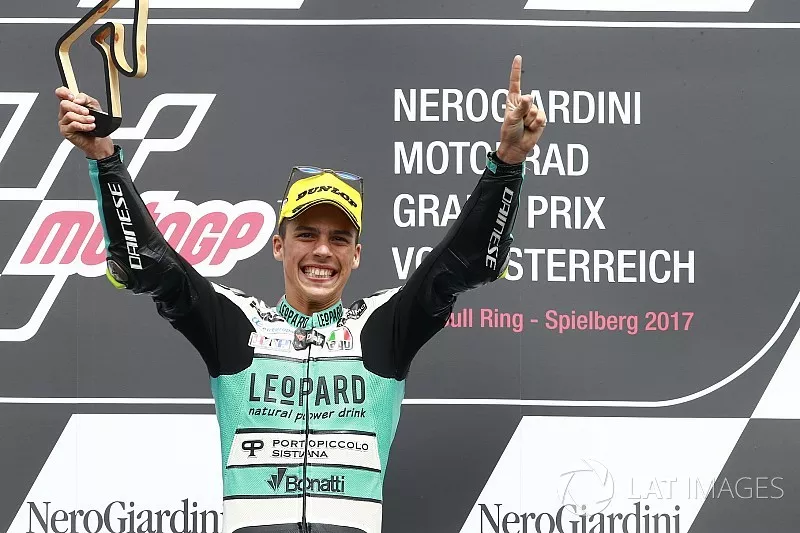 Podium: Race winner Joan Mir, Leopard Racing