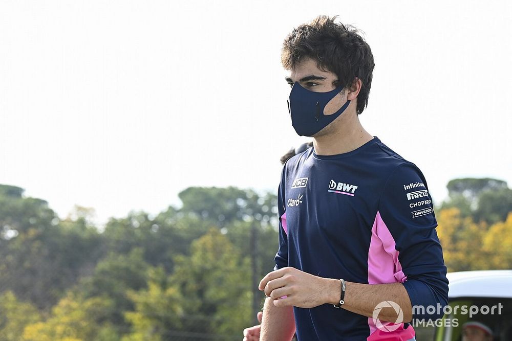 Lance Stroll, Racing Point, recorre el circuito