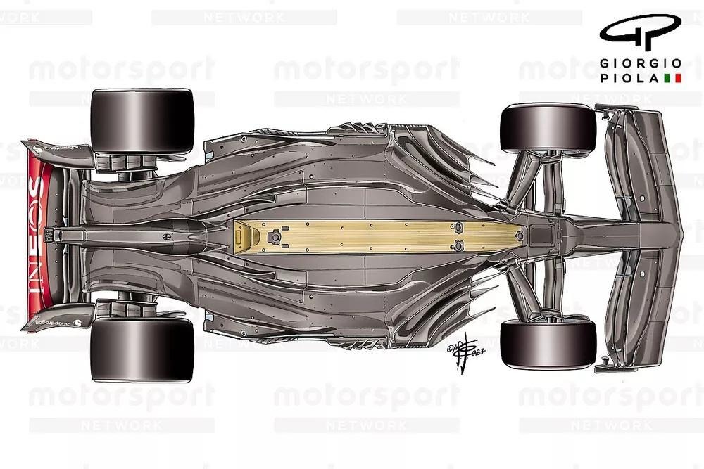 Il fondo della Mercedes W14