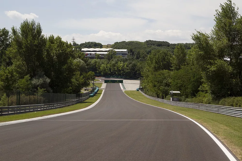 Hungaroring track view 