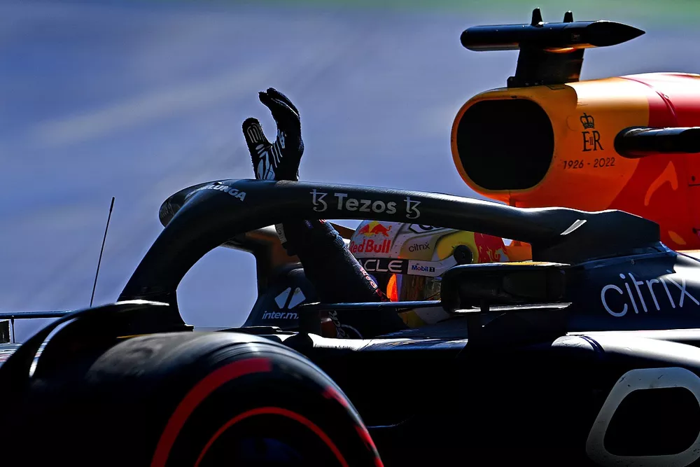 Race winner Max Verstappen, Red Bull Racing RB18