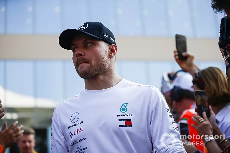 Valtteri Bottas, Mercedes AMG F1, lors de la parade des pilotes