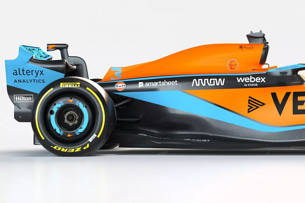 McLaren MCL36 en d&eacute;tail