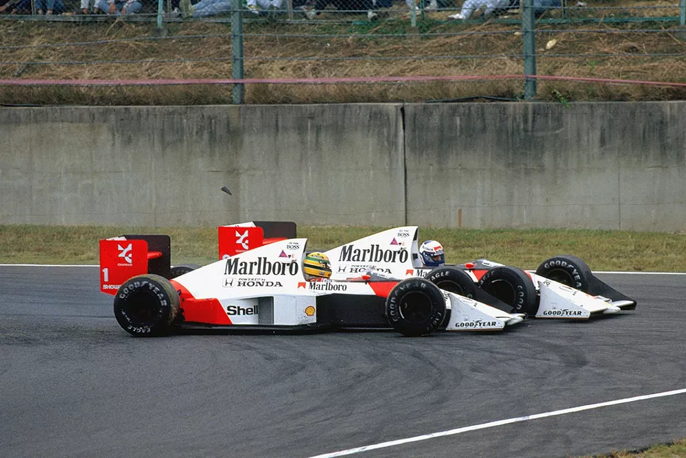 Alain Prost, McLaren, Ayrton Senna, McLaren