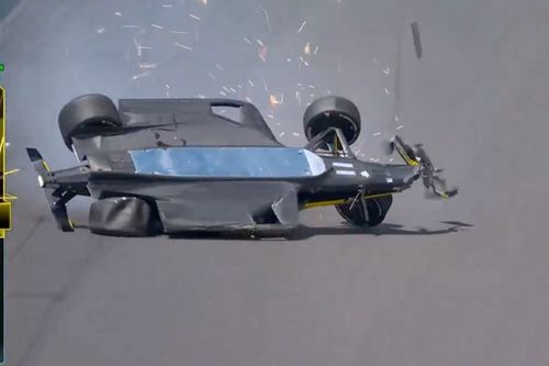 V&iacute;deo: escalofriante accidente de Colton Herta en Indy 500... &iexcl;y sale caminando!