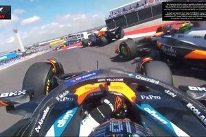 VÍDEO: Norris e Piastri batem na largada e abandonam sprint do GP dos Estados Unidos de F1