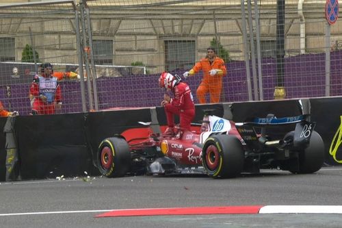 F1: Leclerc culpa escolha de pneu por acidente na classificação em Baku