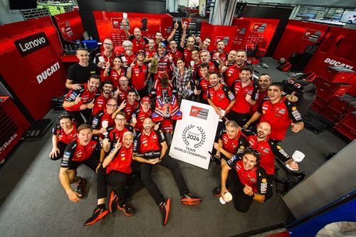 MotoGP | Tardozzi: "Ducati corona un sogno e Pecco sta facendo la storia"