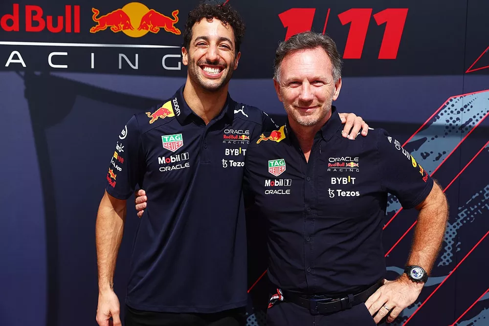 Daniel Ricciardo, Red Bull Racing, Christian Horner, Team Principal, Red Bull Racing
