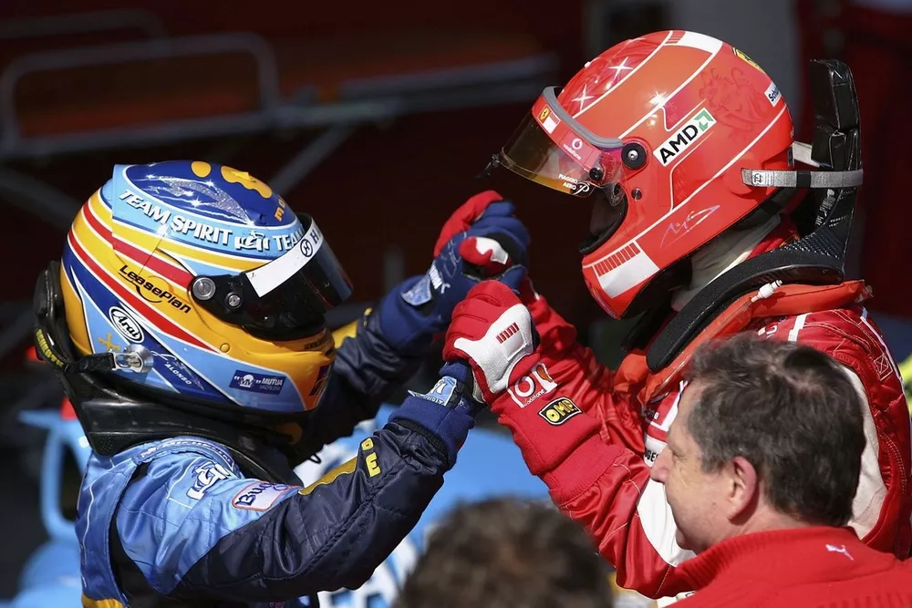 Michael Schumacher, Ferrari, Fernando Alonso, Renault