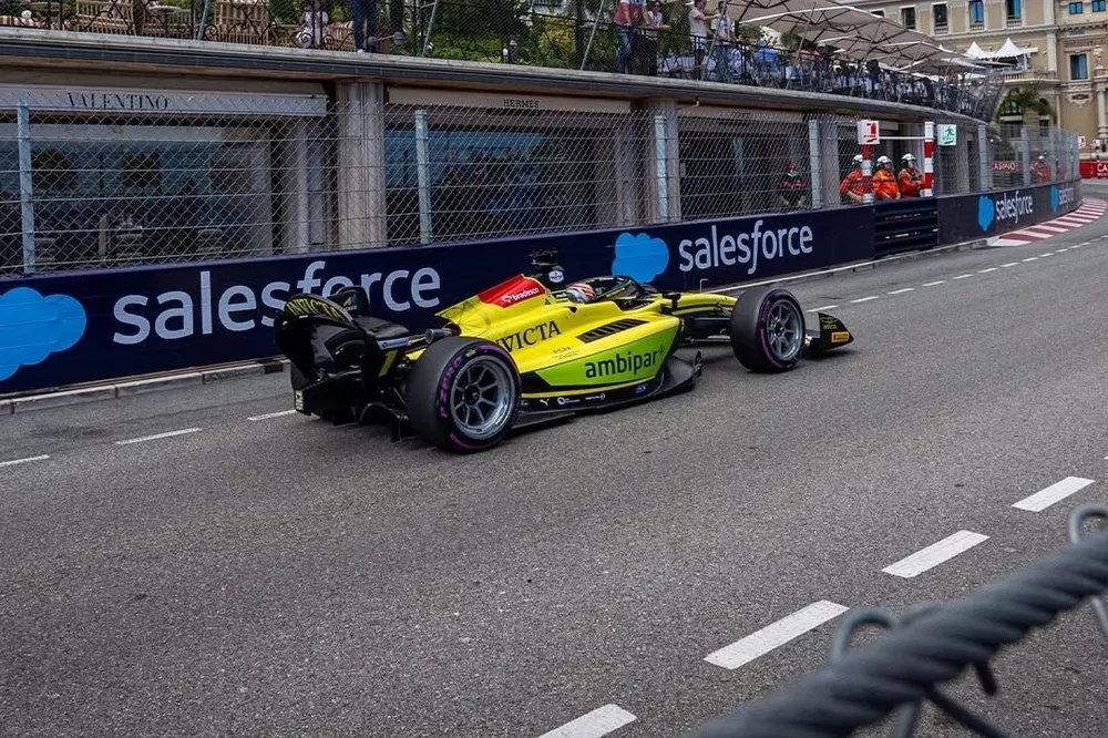 Rafael C&acirc;mara no GP de M&ocirc;naco de F&oacute;rmula 2.