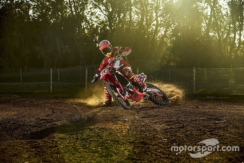 Marc Marquez trains in Cervera, Spain