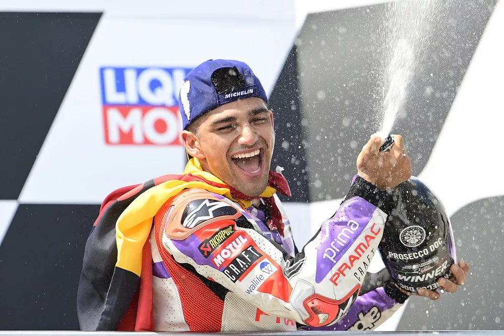 Podio: ganador Jorge Martín, Pramac Racing