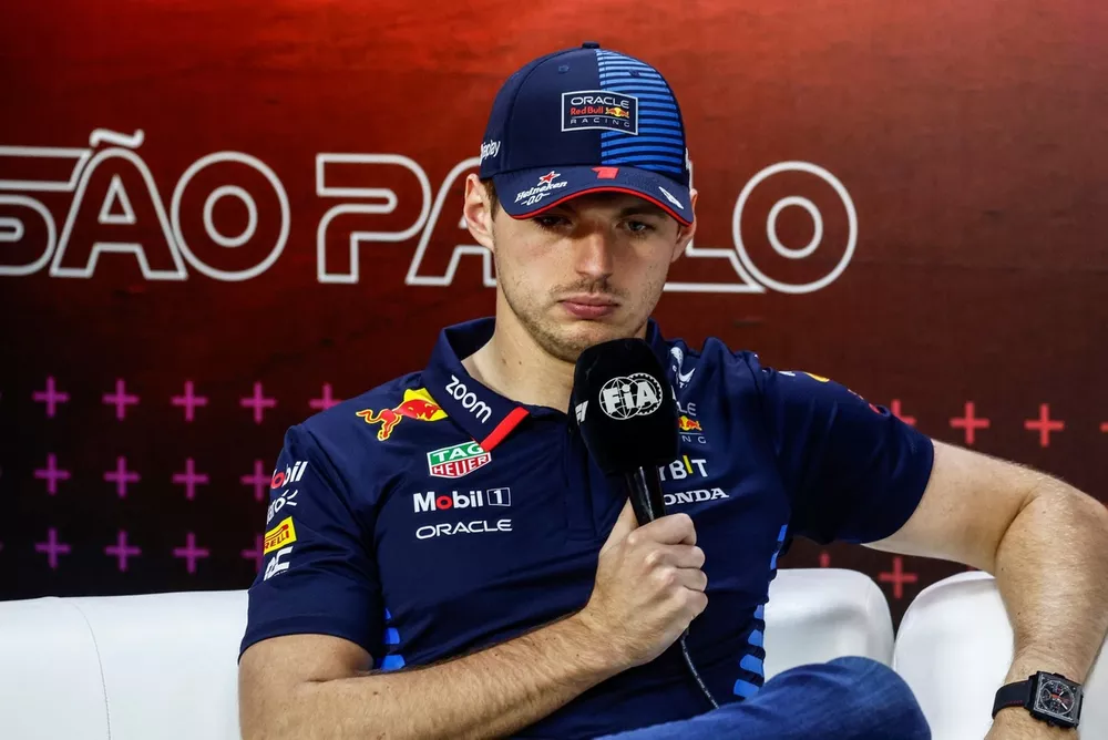 Max Verstappen, Red Bull Racing, en conférence de presse