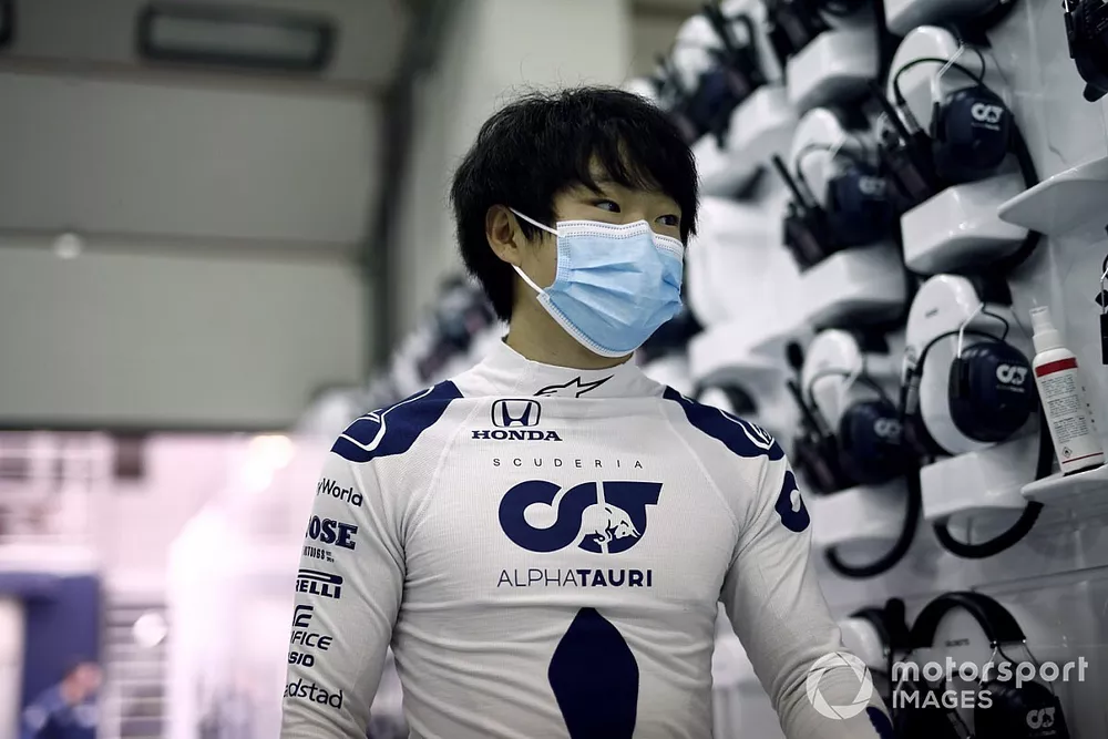Yuki Tsunoda, Honda Formula Dream Project in the garage