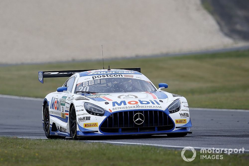 #20 Team Zakspeed BKK Mobil Oil Racing Mercedes-AMG GT3 Evo: Dorian Boccolacci, Mick Wishofer