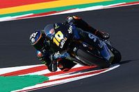 Festejo de Marini en Misano con Moto2