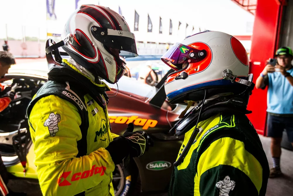 Werner Neugebauer e Rubens Barrichello
