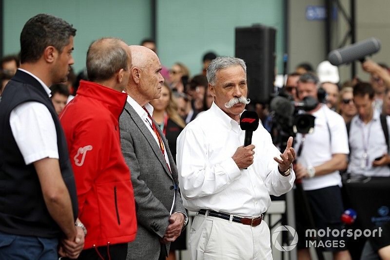 Chase Carey, presidente de la Formula 1 