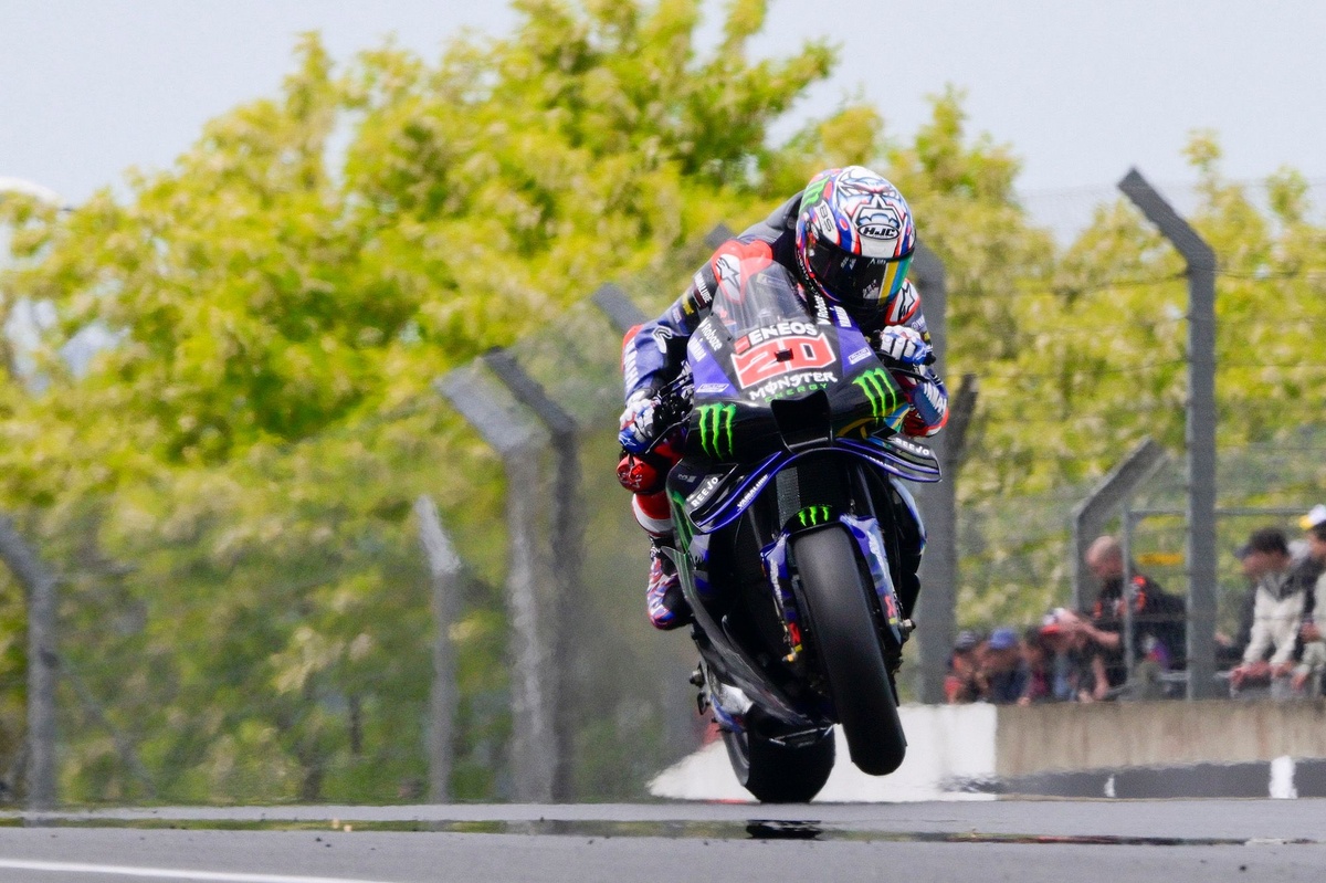 MotoGP | Quartararo: "Andiamo meglio che a Jerez. Il motore evo e il grip ci aiutano"