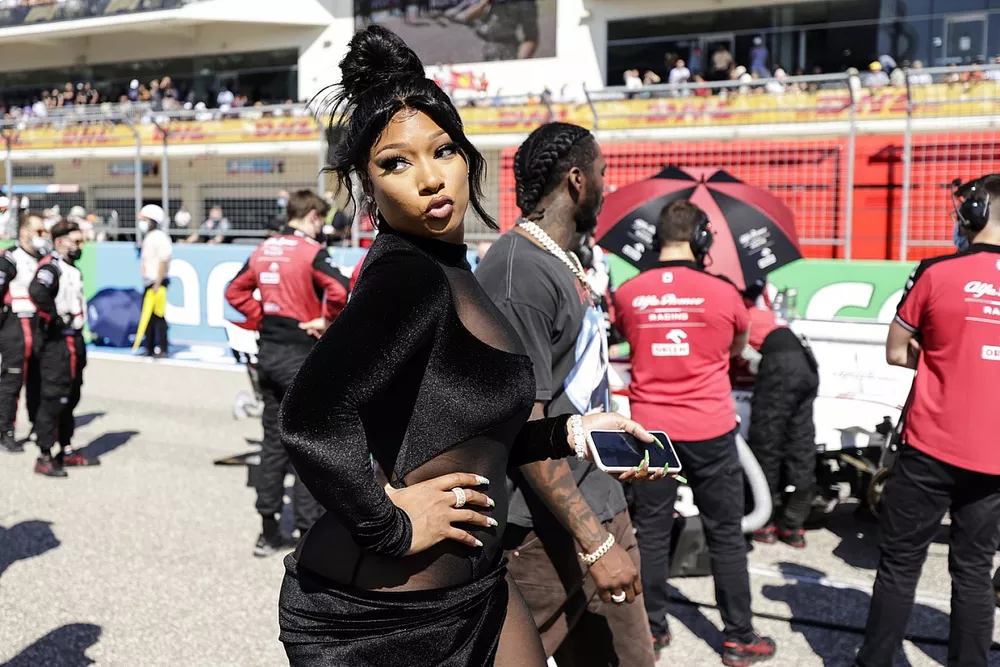 Rapper Meagan Thee Stallion on the grid