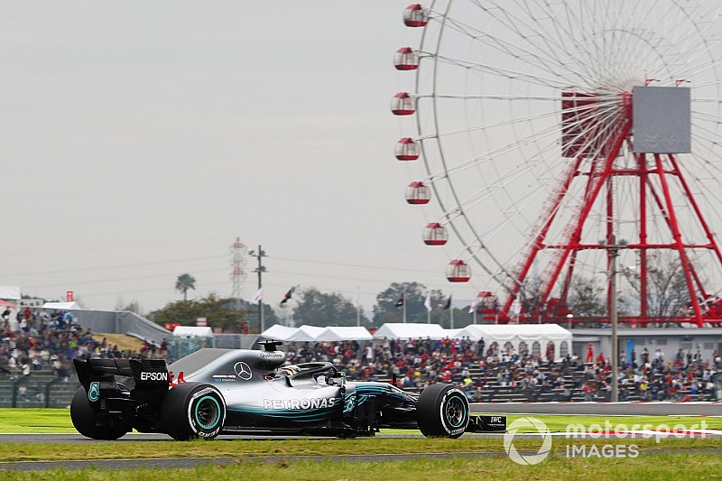 FP1 GP Jepang: Hamilton pimpin Mercedes 1-2 di latihan pertama