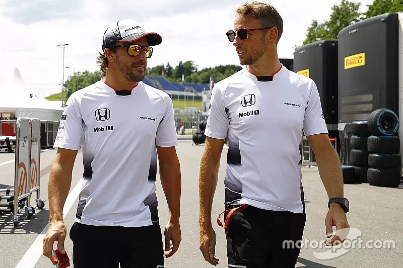 Fernando Alonso und Jenson Button