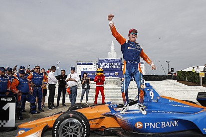 Диксон одержал первую победу в сезоне IndyCar