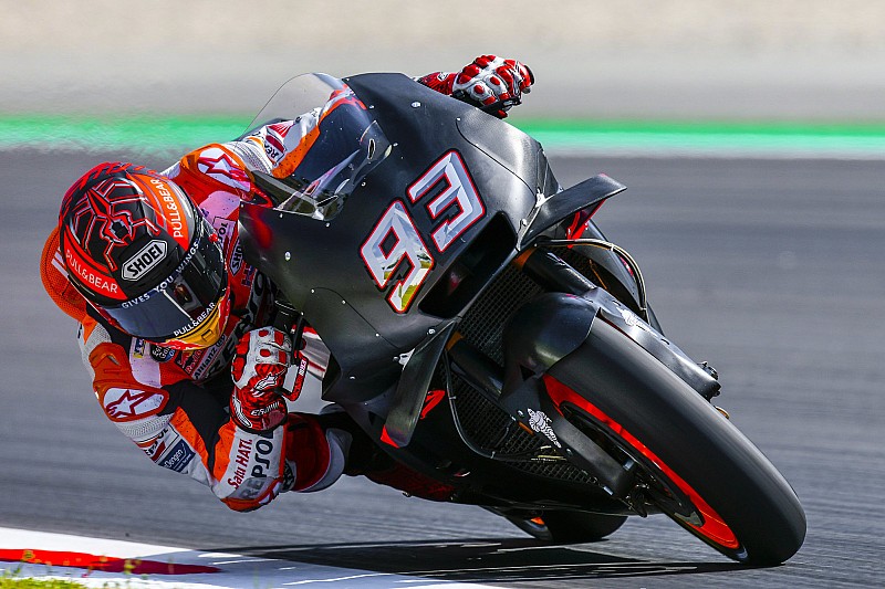 Márquez dice haber probado “una pieza importante” en la Honda