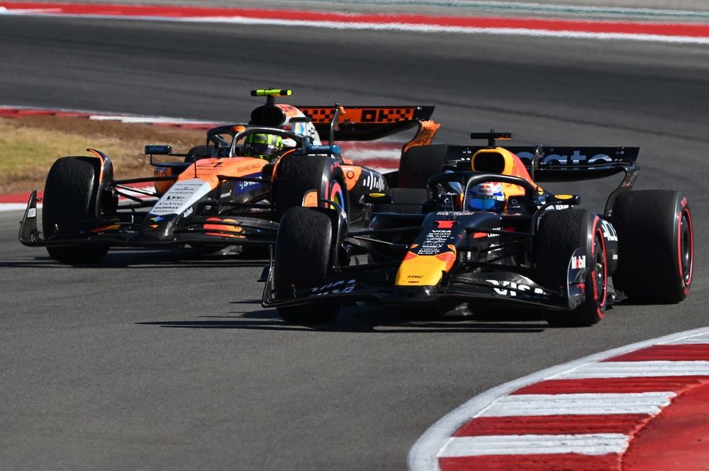 Lando Norris, McLaren, Max Verstappen, Red Bull Racing