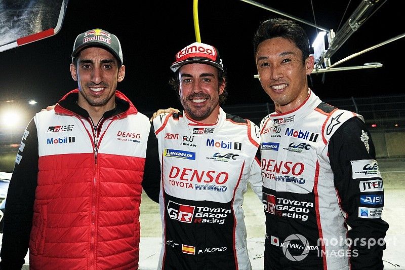 Pole position de #8 Toyota Gazoo Racing Toyota TS050: Sébastien Buemi, Kazuki Nakajima, Fernando Alonso