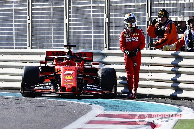 Incidente di Sebastian Vettel, Ferrari SF90