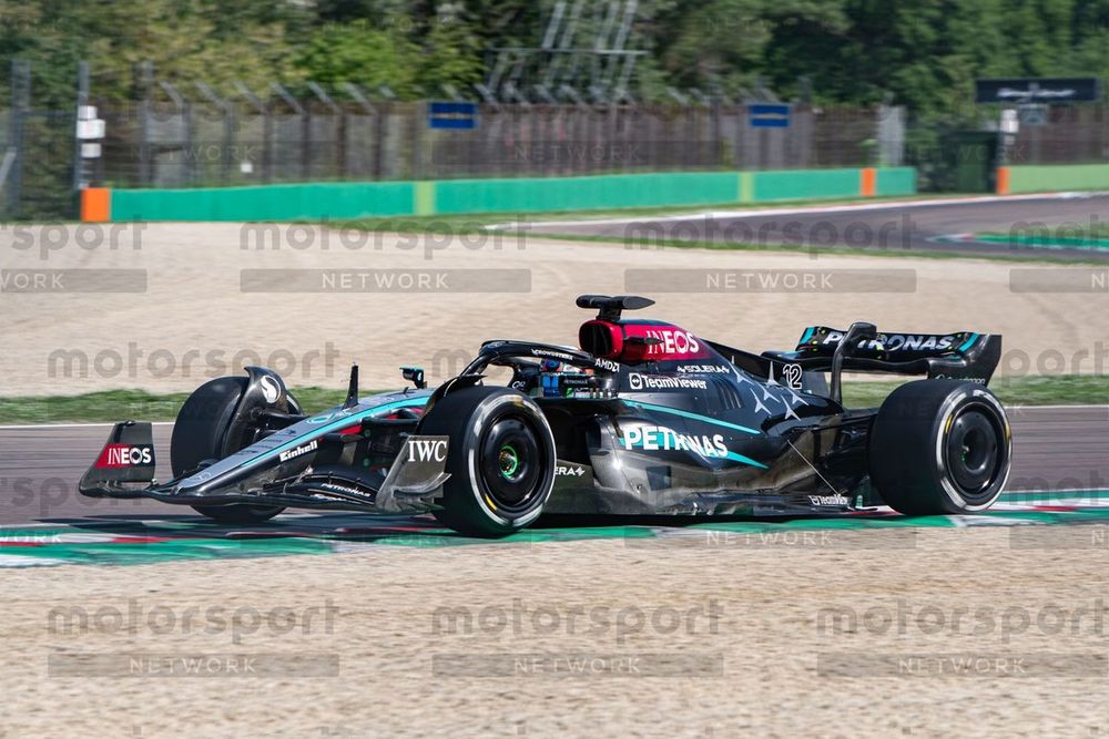 Andrea Kimi Antonelli, Mercedes testing at Imola 
