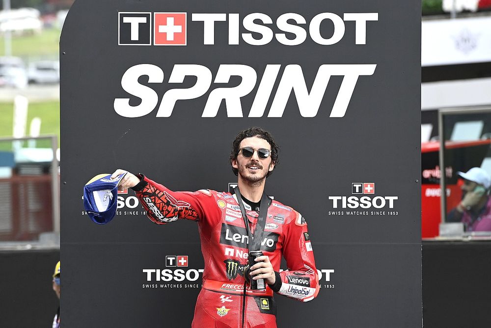 Ganador de la carrera sprint Francesco Bagnaia, Ducati Team
