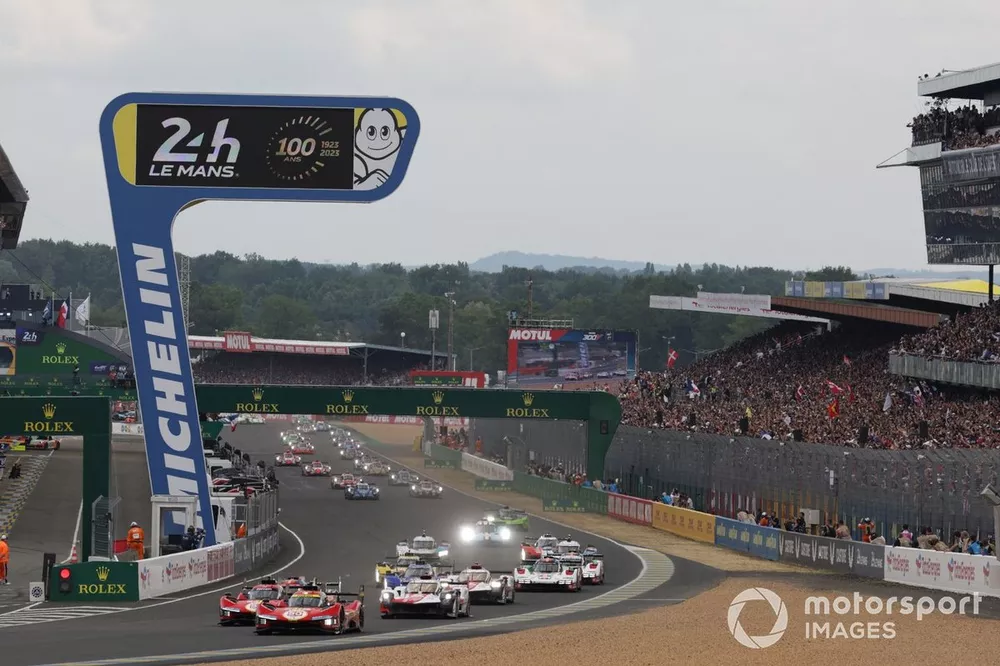 La partenza della 24H di Le Mans