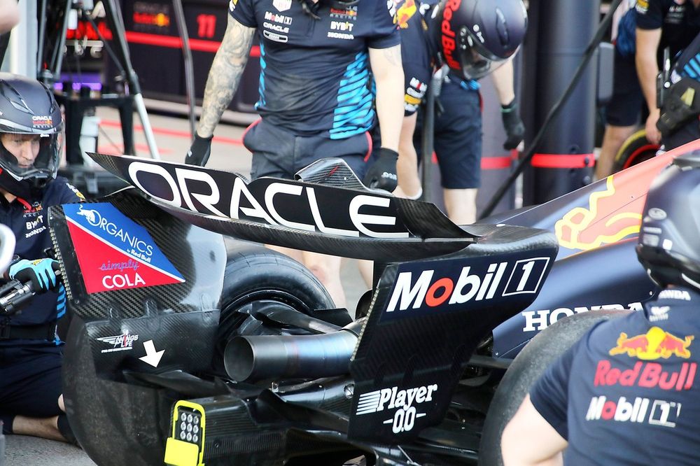 Detalle técnico del Red Bull Racing RB20