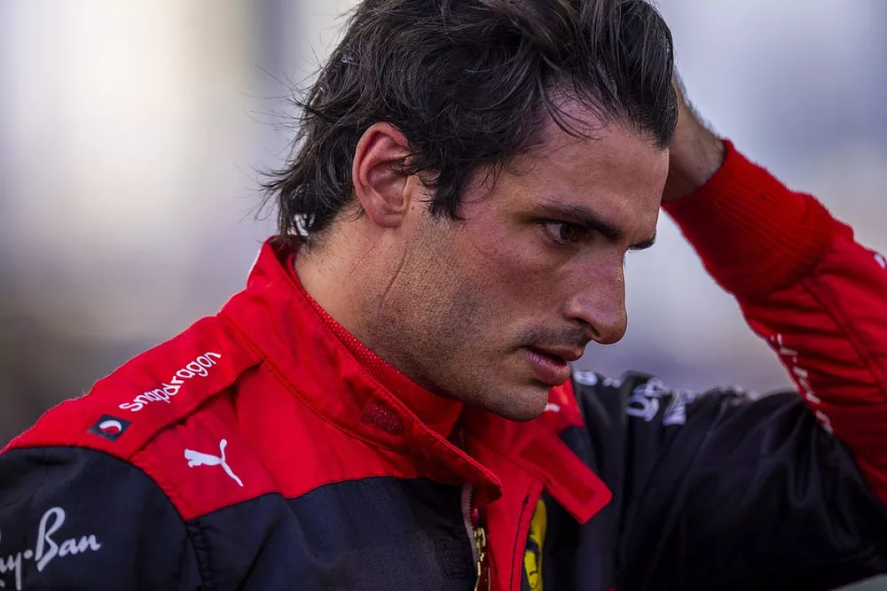 Carlos Sainz, Ferrari, 2nd position, after the Sprint