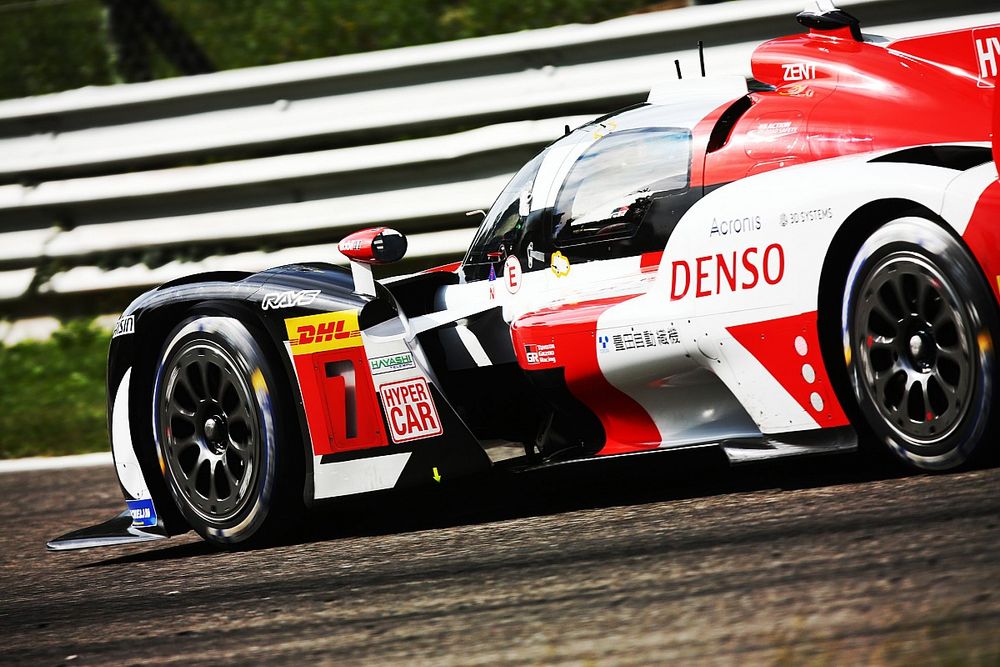 #7 Toyota Gazoo Racing Toyota GR010 - Hybrid: Mike Conway, Kamui Kobayashi, Jose Maria Lopez 
