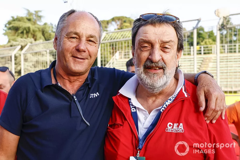 Gerhard Berger con Fabio Nobis, responsabile CEA