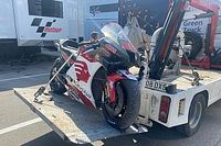Nakagami provoca una bandera roja en el arranque del test de Jerez