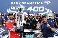 NASCAR Cup: Gisbergen vence no ROVAL em corrida marcada por final insano com Chastain 'de ré'