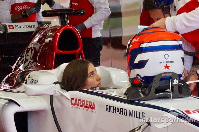 Sauber von Tatiana Calderon überzeugt: