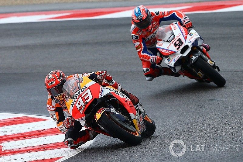 Marc Marquez, Repsol Honda Team, Danilo Petrucci, Pramac Racing