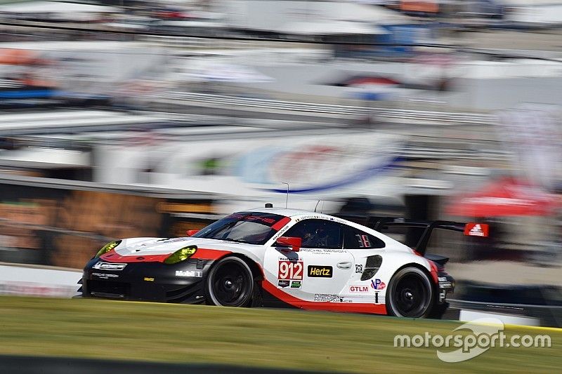 #912 Porsche Team North America Porsche 911 RSR: Gianmaria Bruni, Laurens Vanthoor, Earl Bamber