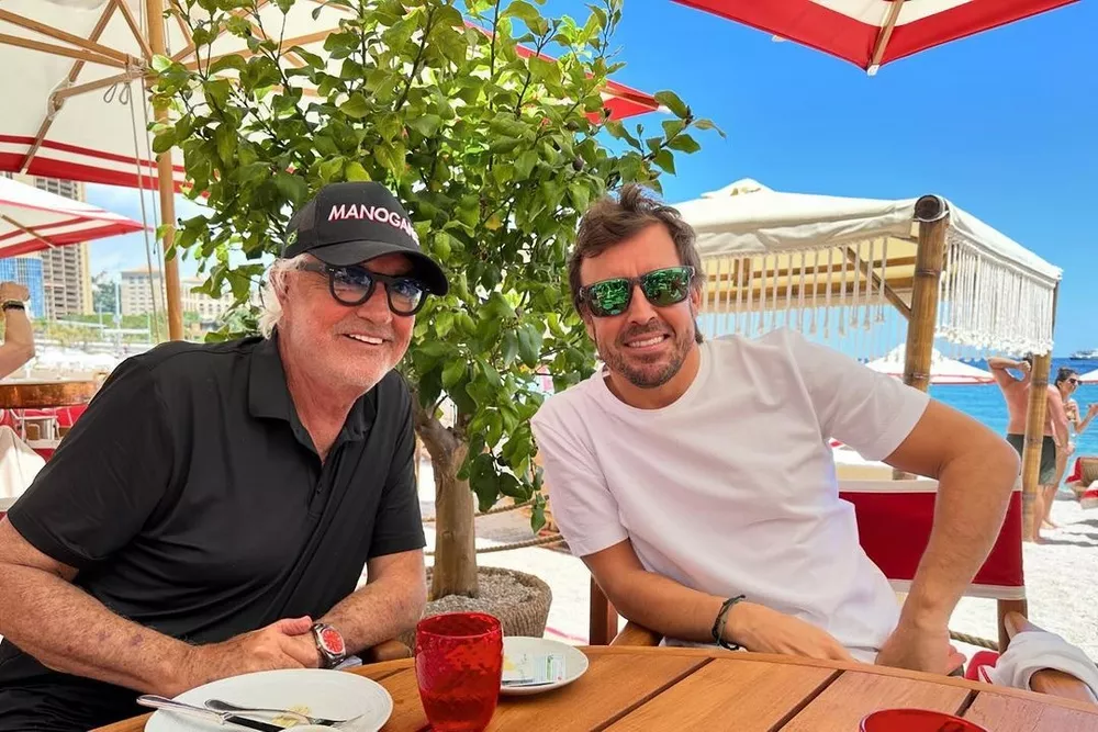 Fernando Alonso e Flavio Briatore