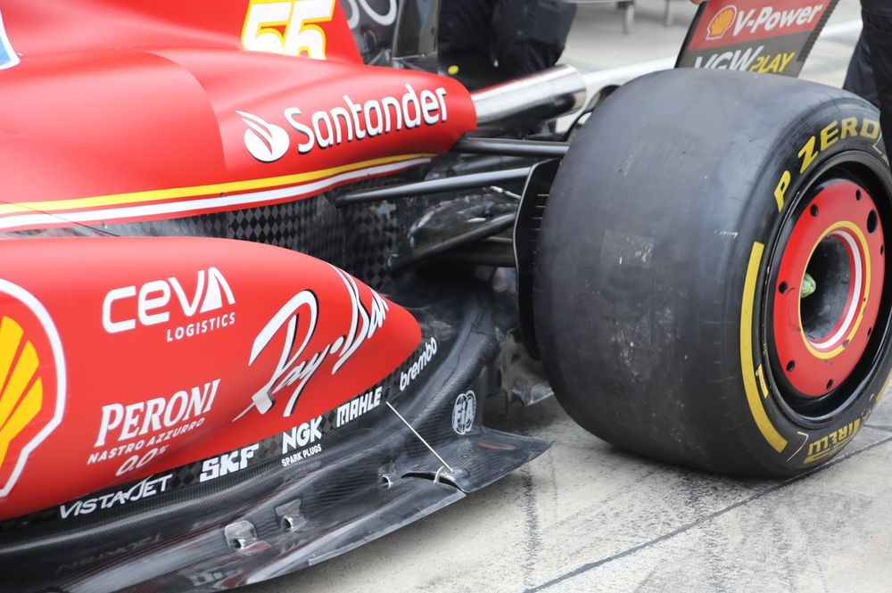 Detalle técnico del Ferrari SF-24