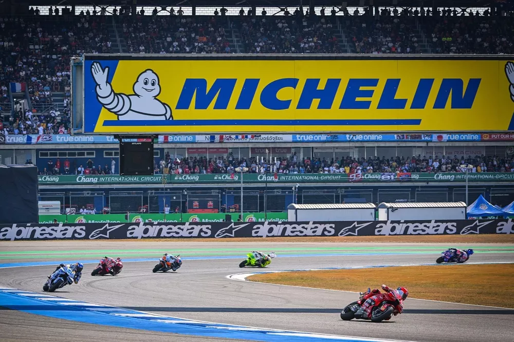 Les logos Michelin au GP de Tha&iuml;lande