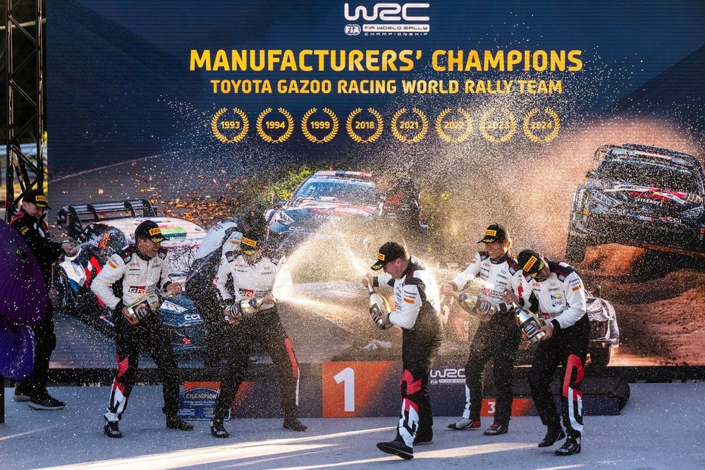 Toyota's final stage WRC manufacturer triumph in Japan an 